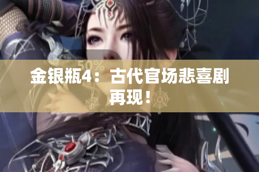 金银瓶4：古代官场悲喜剧再现！