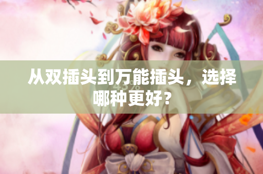 从双插头到万能插头，选择哪种更好？