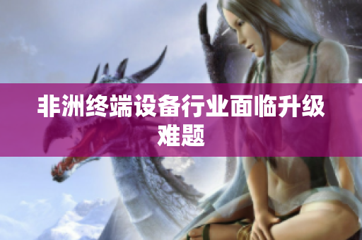 非洲终端设备行业面临升级难题