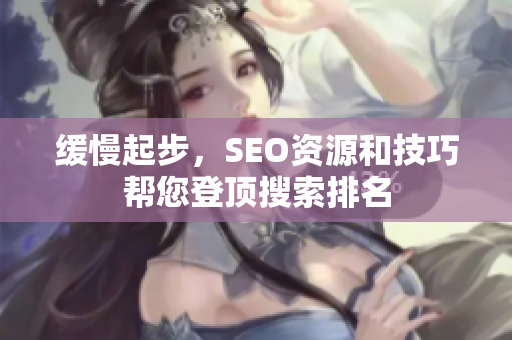 缓慢起步，SEO资源和技巧帮您登顶搜索排名