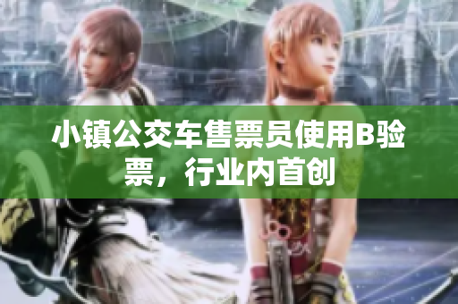 小镇公交车售票员使用B验票，行业内首创