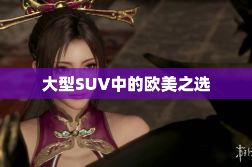 大型SUV中的欧美之选