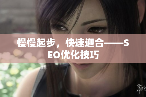 慢慢起步，快速迎合——SEO优化技巧
