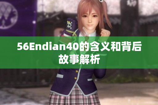 56Endian40的含义和背后故事解析