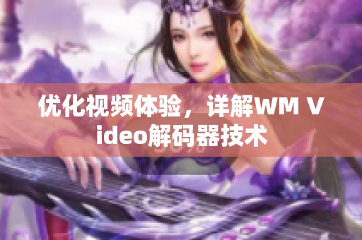 优化视频体验，详解WM Video解码器技术