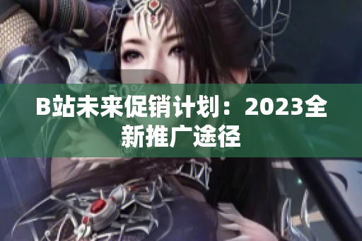 B站未来促销计划：2023全新推广途径