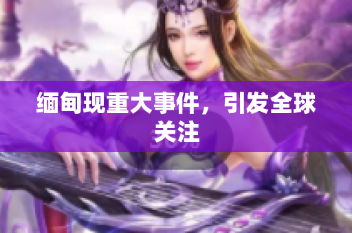 缅甸现重大事件，引发全球关注