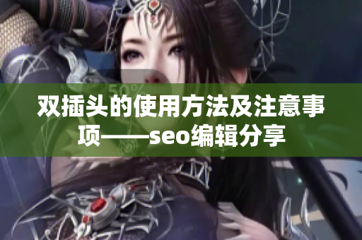 双插头的使用方法及注意事项——seo编辑分享