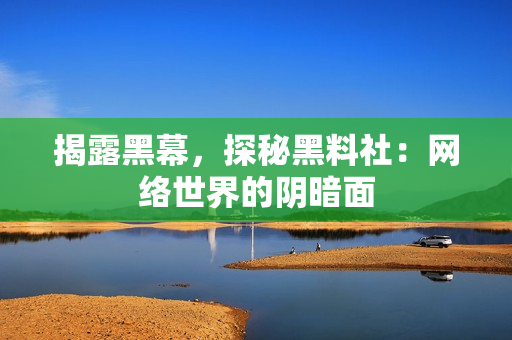 揭露黑幕，探秘黑料社：网络世界的阴暗面