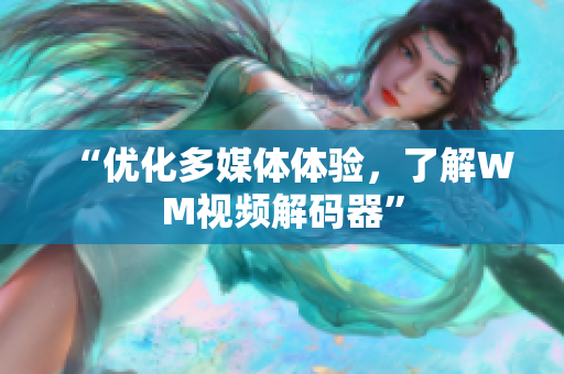 “优化多媒体体验，了解WM视频解码器”