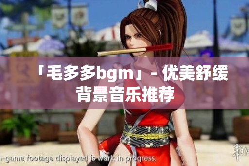 「毛多多bgm」- 优美舒缓背景音乐推荐