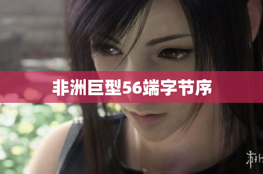 非洲巨型56端字节序