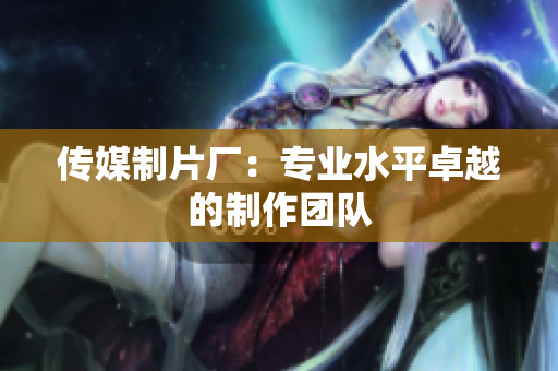 传媒制片厂：专业水平卓越的制作团队