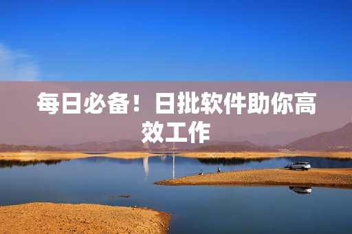 每日必备！日批软件助你高效工作