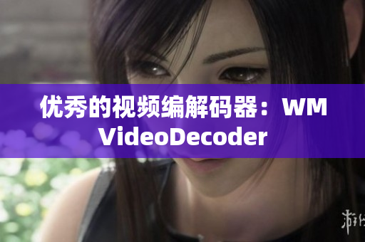优秀的视频编解码器：WMVideoDecoder