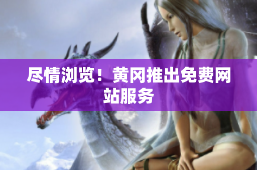 尽情浏览！黄冈推出免费网站服务