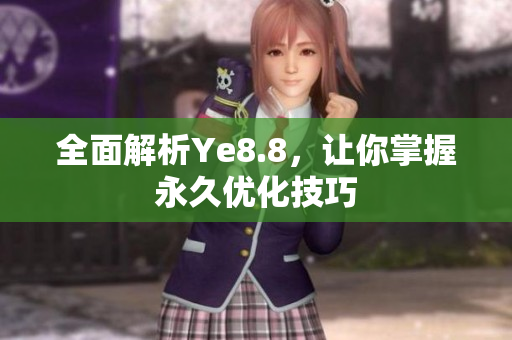 全面解析Ye8.8，让你掌握永久优化技巧
