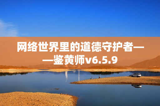 网络世界里的道德守护者——鉴黄师v6.5.9