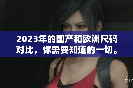 2023年的国产和欧洲尺码对比，你需要知道的一切。