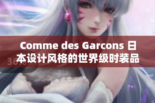 Comme des Garcons 日本设计风格的世界级时装品牌