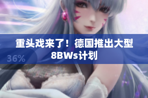 重头戏来了！德国推出大型8BWs计划