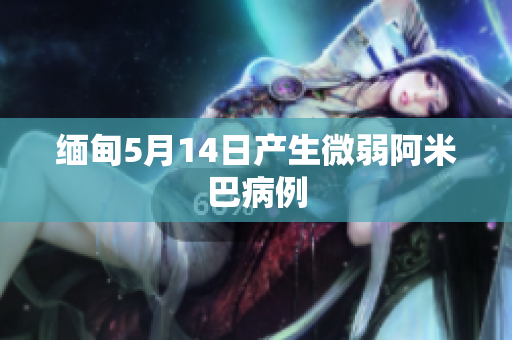 缅甸5月14日产生微弱阿米巴病例