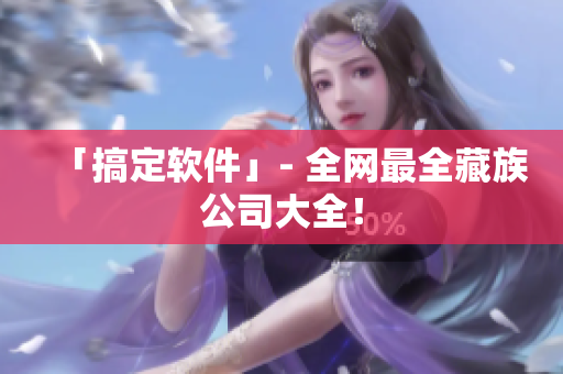 「搞定软件」- 全网最全藏族公司大全！