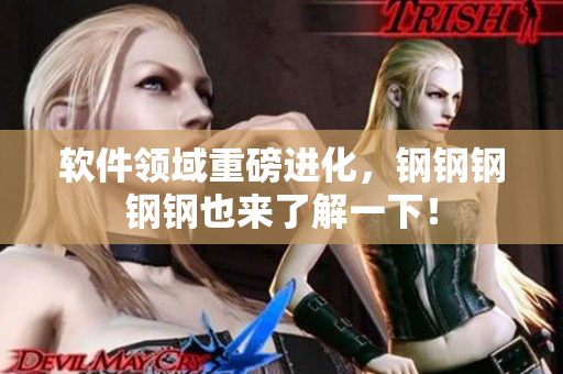 软件领域重磅进化，钢钢钢钢钢也来了解一下！