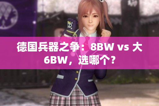 德国兵器之争：8BW vs 大6BW，选哪个？