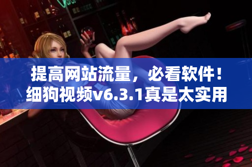 提高网站流量，必看软件！细狗视频v6.3.1真是太实用了！