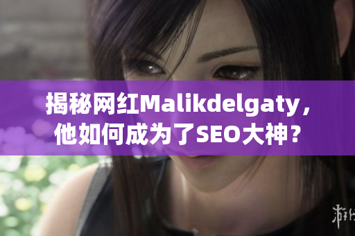 揭秘网红Malikdelgaty，他如何成为了SEO大神？
