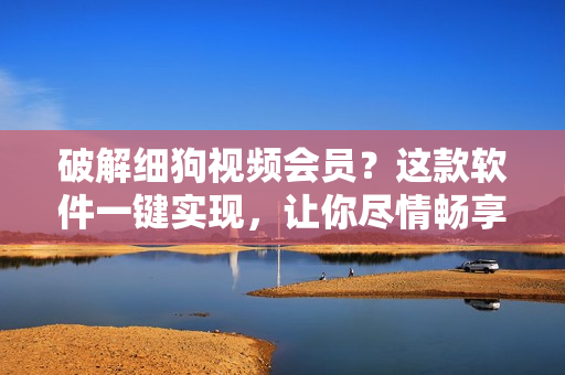 破解细狗视频会员？这款软件一键实现，让你尽情畅享高清影视