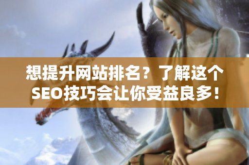想提升网站排名？了解这个SEO技巧会让你受益良多！
