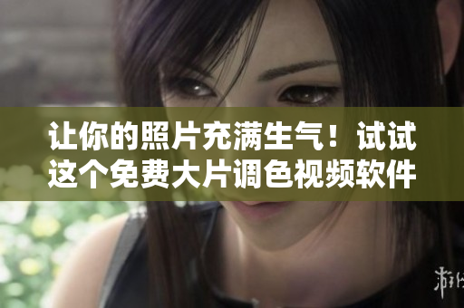 让你的照片充满生气！试试这个免费大片调色视频软件！
