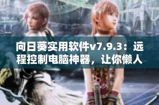 向日葵实用软件v7.9.3：远程控制电脑神器，让你懒人秒变办公高手！