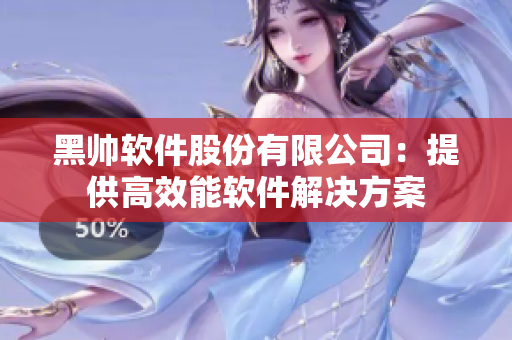 黑帅软件股份有限公司：提供高效能软件解决方案