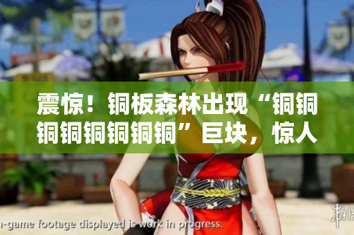 震惊！铜板森林出现“铜铜铜铜铜铜铜铜”巨块，惊人重量曝光！