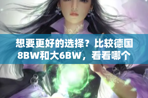 想要更好的选择？比较德国8BW和大6BW，看看哪个更适合您！