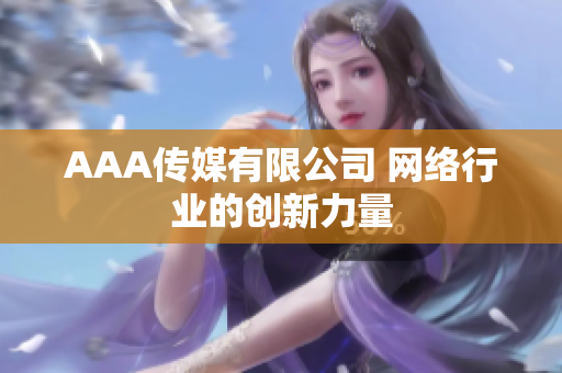 AAA传媒有限公司 网络行业的创新力量