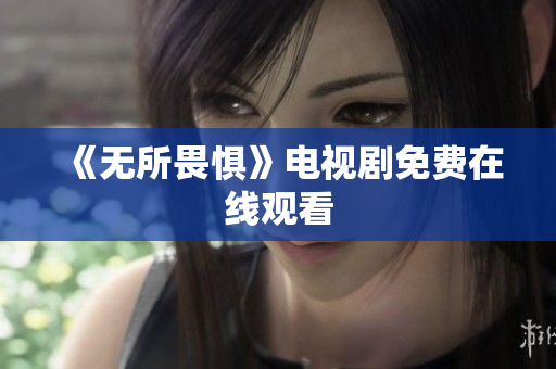 《无所畏惧》电视剧免费在线观看