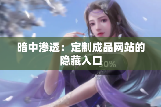 暗中渗透：定制成品网站的隐藏入口