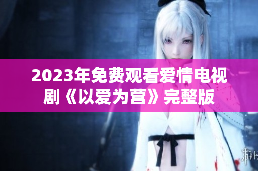 2023年免费观看爱情电视剧《以爱为营》完整版