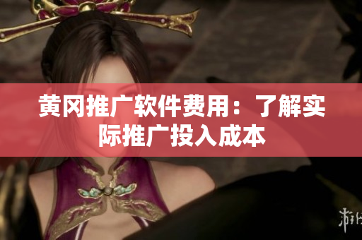 黄冈推广软件费用：了解实际推广投入成本
