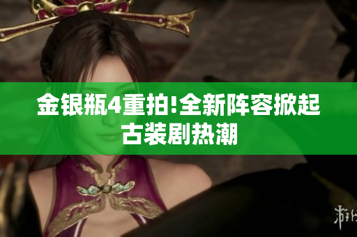 金银瓶4重拍!全新阵容掀起古装剧热潮