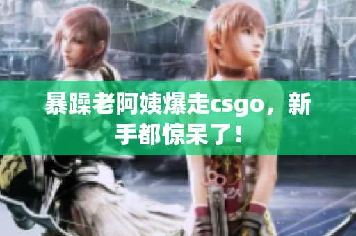 暴躁老阿姨爆走csgo，新手都惊呆了！