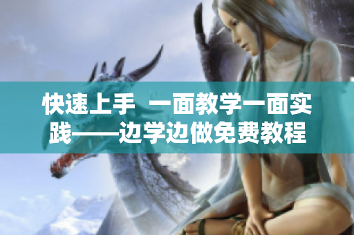 快速上手  一面教学一面实践——边学边做免费教程