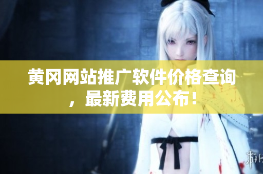黄冈网站推广软件价格查询，最新费用公布！