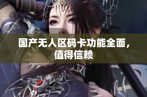 国产无人区码卡功能全面，值得信赖