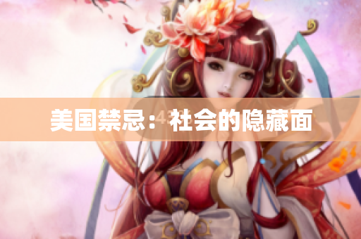 美国禁忌：社会的隐藏面
