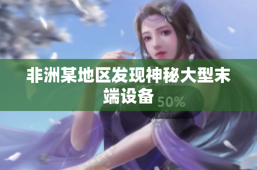 非洲某地区发现神秘大型末端设备
